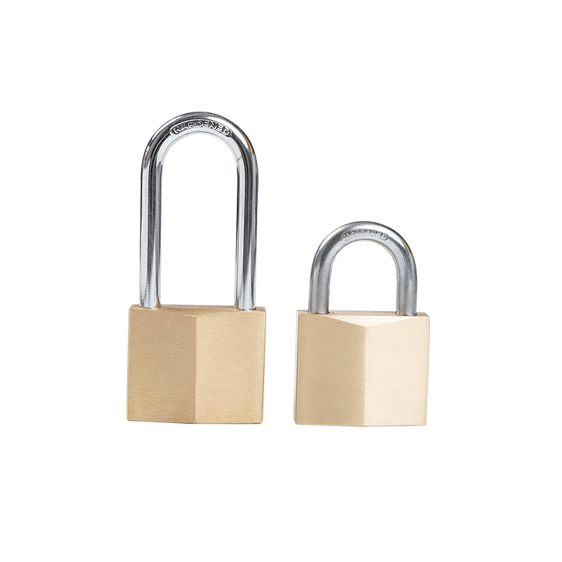 RHOMBUS BODY BRASS PADLOCK