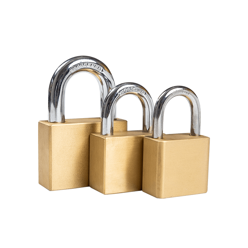 SQUARE KEY BRASS PADLOCK