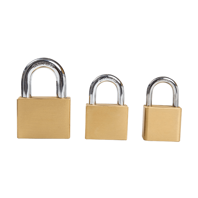 SQUARE KEY BRASS PADLOCK