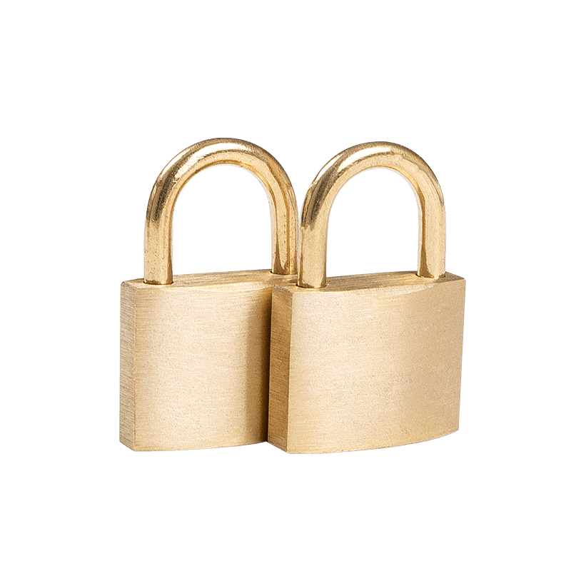 MINI BRASS PADLOCK(BRASS SHACKLE)