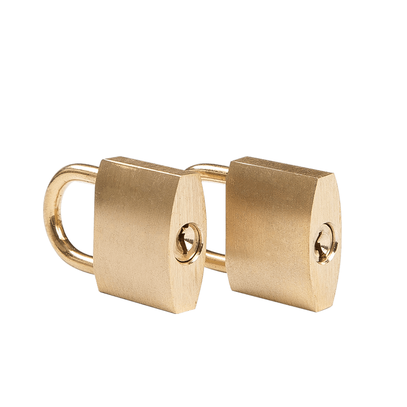 MINI BRASS PADLOCK(BRASS SHACKLE)
