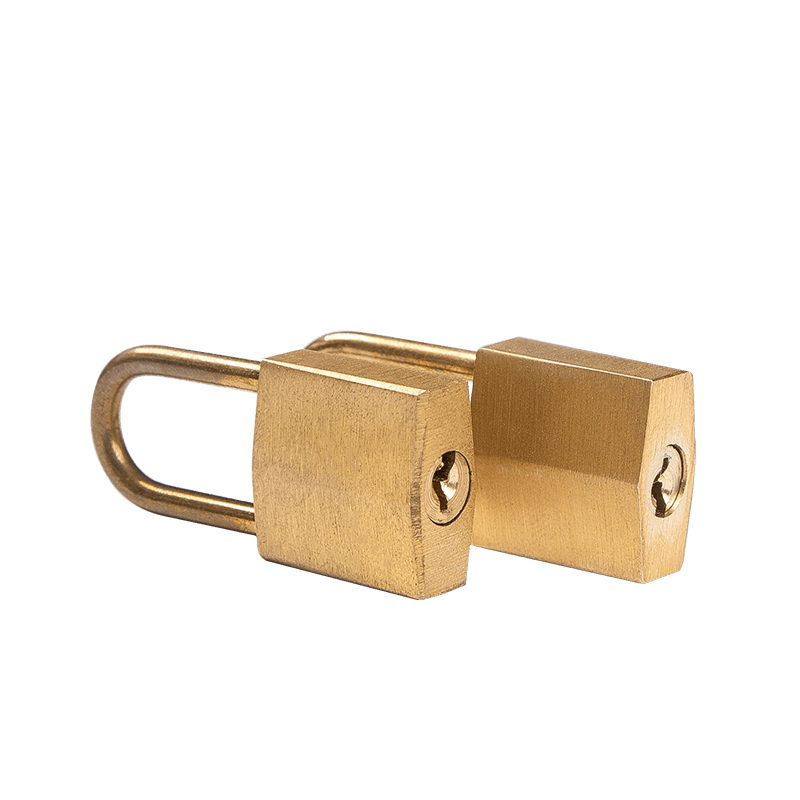 MINI BRASS PADLOCK(BRASS SHACKLE)