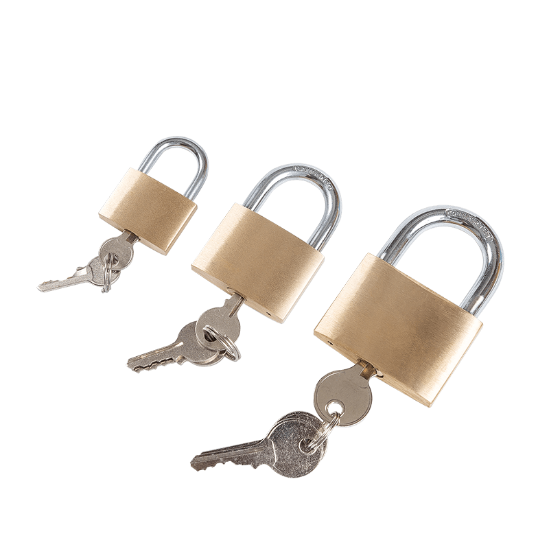 THIN BRASS PADLOCK
