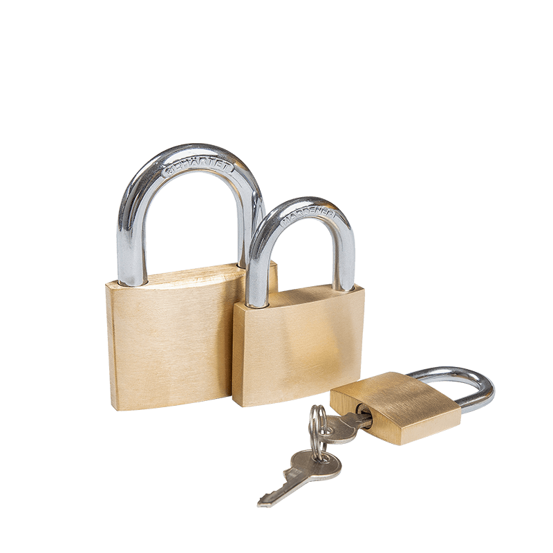 THIN BRASS PADLOCK