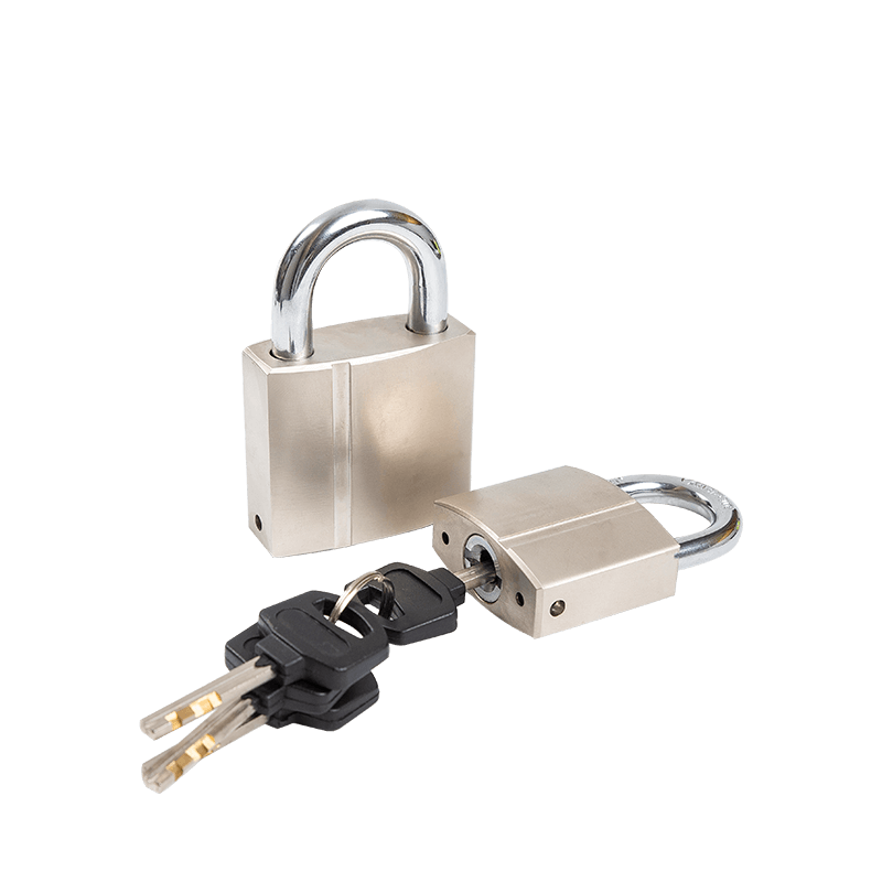 STRONG SQUARE KEY BRASS PADLOCK