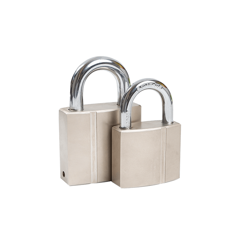 STRONG SQUARE KEY BRASS PADLOCK