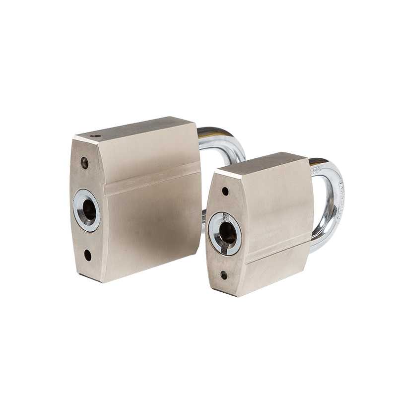 STRONG SQUARE KEY BRASS PADLOCK