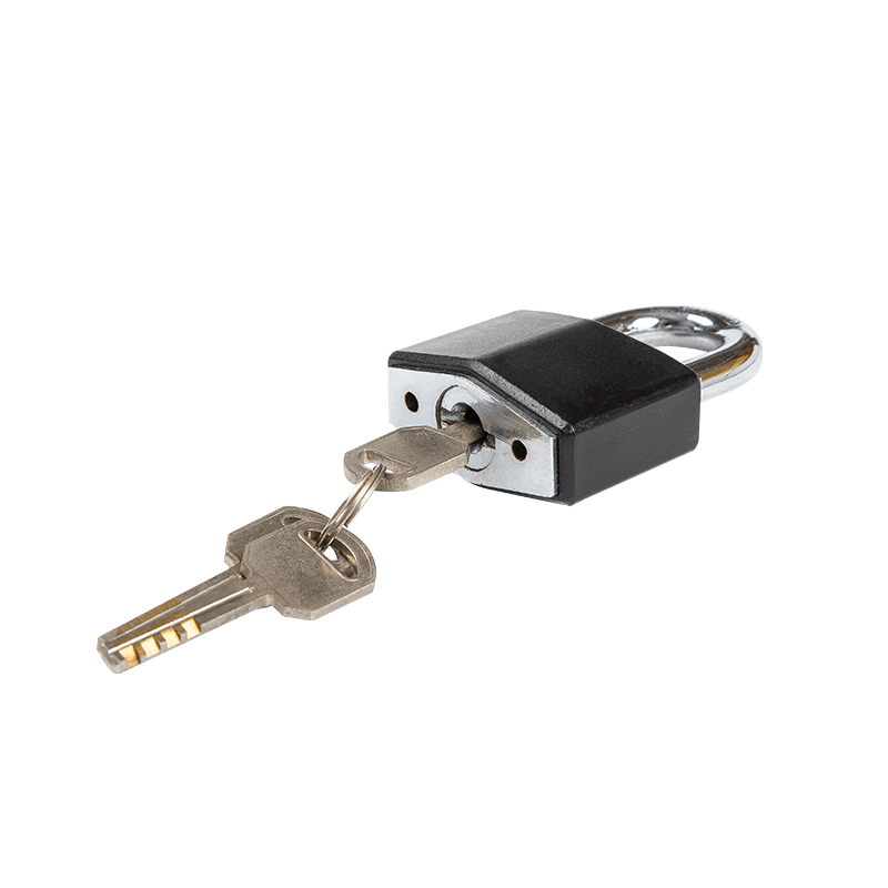 SQUARE KEY STEEL PADLOCK