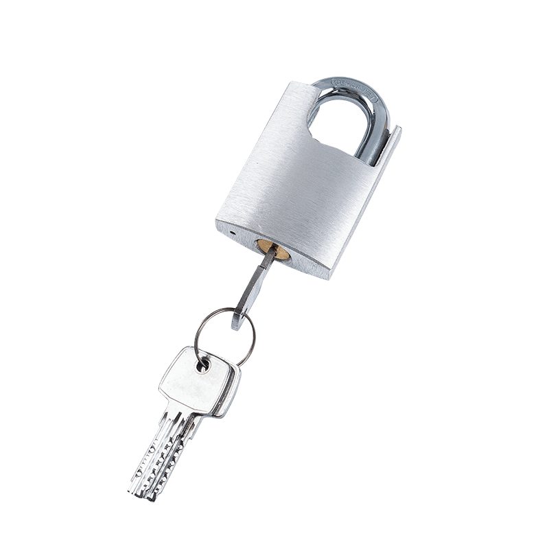 HALE-SHACKLE ARMORED ALUMINUM PADLOCK