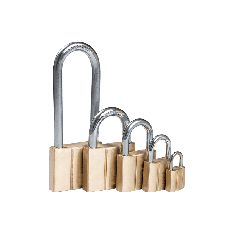 DOUBLE-LINE BRASS PADLOCK