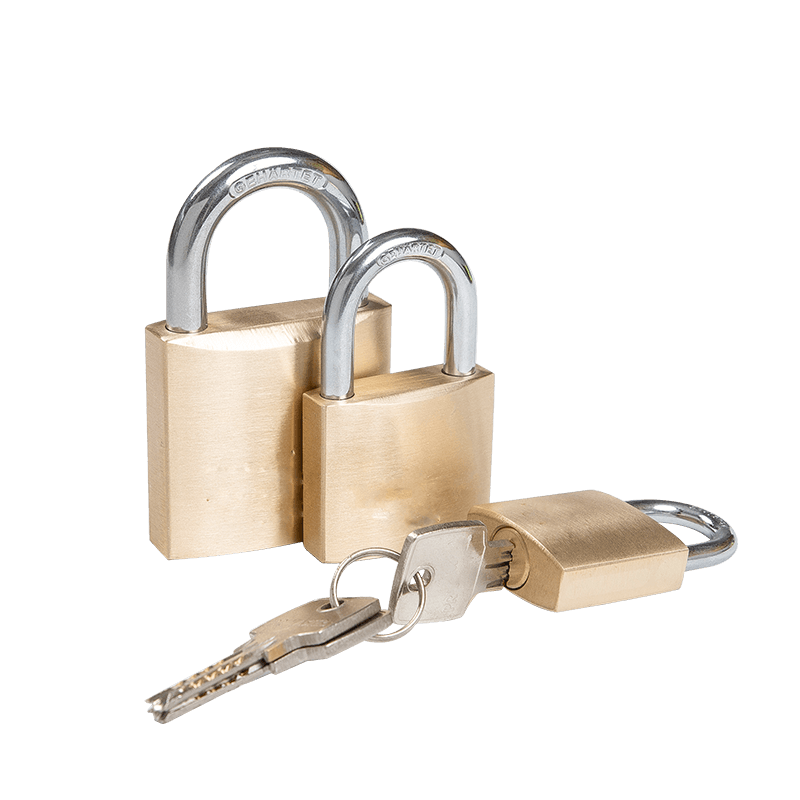DIMPLE KEY POPPET BRASS PADLOCK