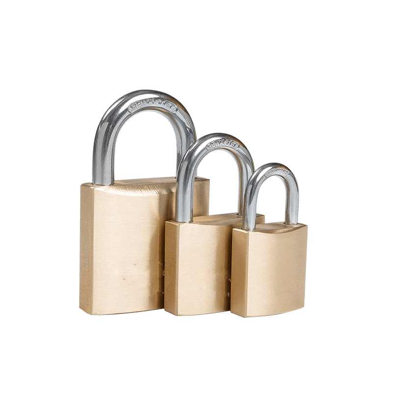 DIMPLE KEY POPPET BRASS PADLOCK