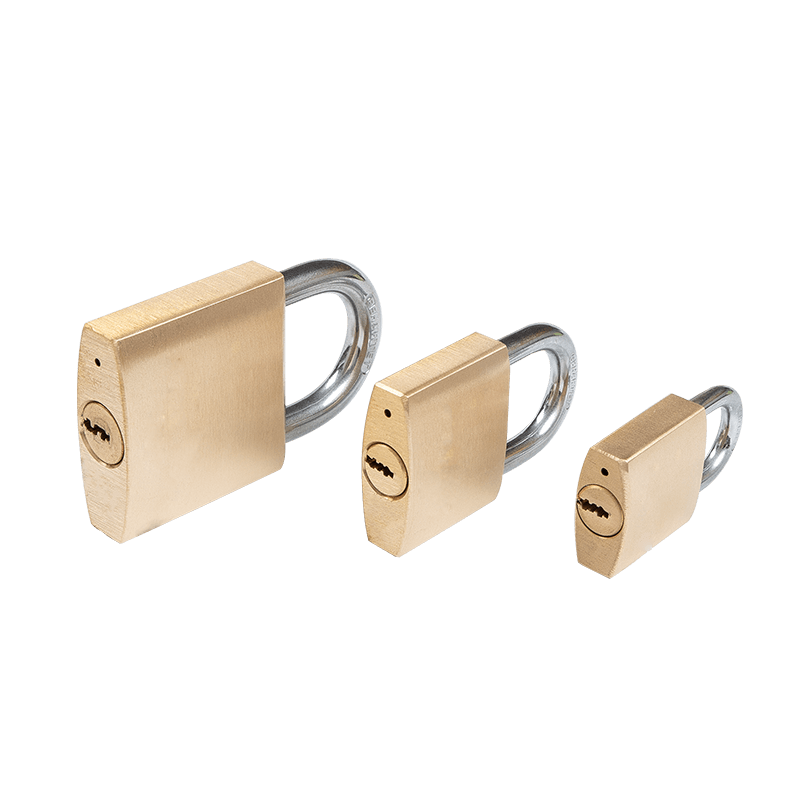 DIMPLE KEY POPPET BRASS PADLOCK