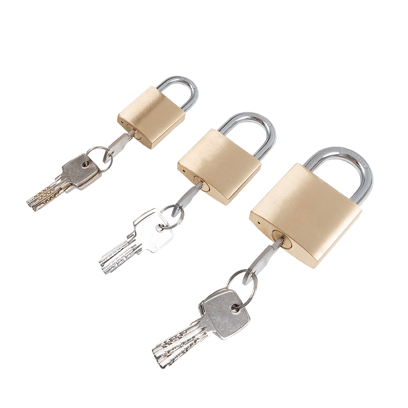 DIMPLE KEY POPPET BRASS PADLOCK