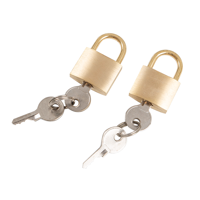 MINI BRASS PADLOCK(BRASS SHACKLE)