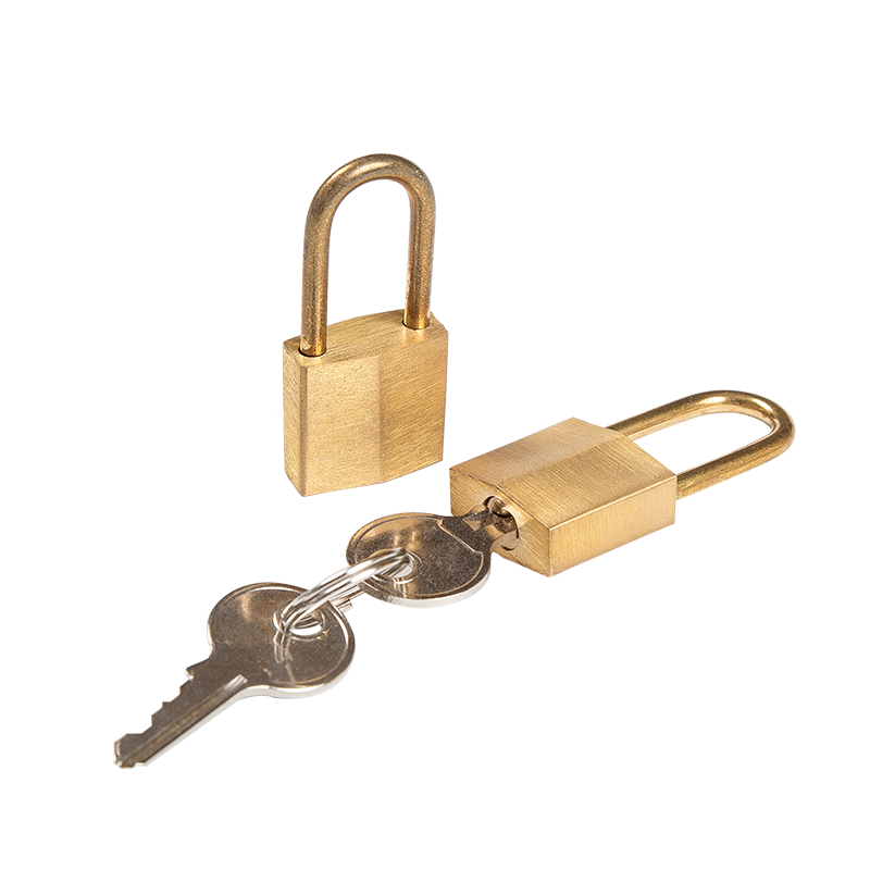 MINI BRASS PADLOCK(BRASS SHACKLE)