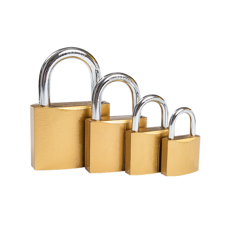 BRASS PAINTED IRON PADLOCK