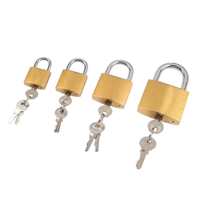BRASS PAINTED IRON PADLOCK