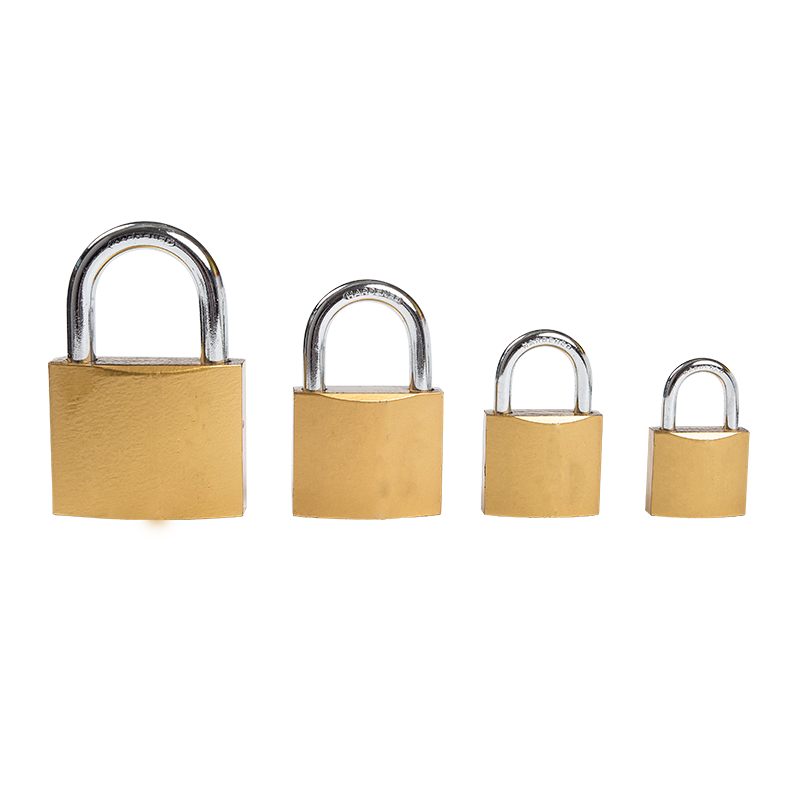 BRASS PAINTED IRON PADLOCK
