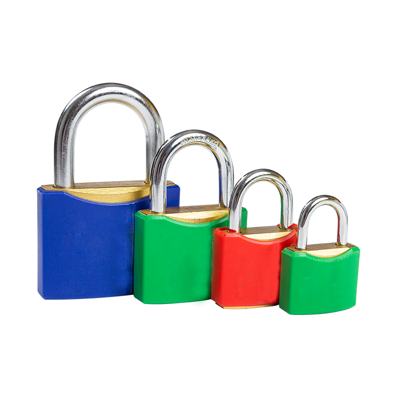 BRASS PAINTED IRON PADLOCK