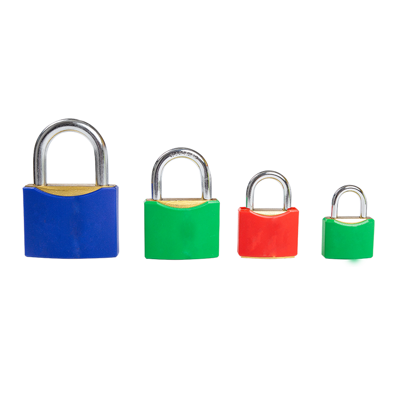 BRASS PAINTED IRON PADLOCK