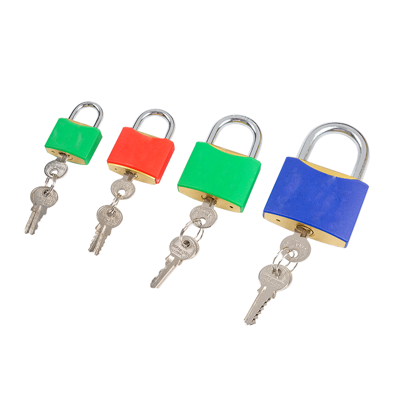 BRASS PAINTED IRON PADLOCK