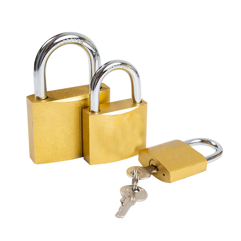 SANDING BRASS IRON PADLOCK