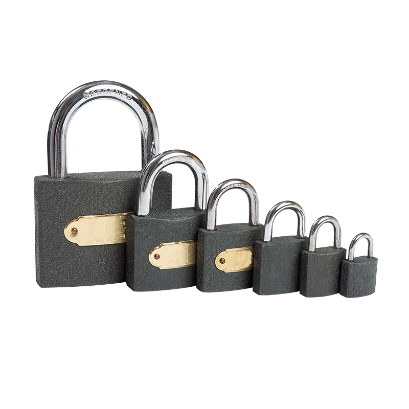 GREY IRON PADLOCK