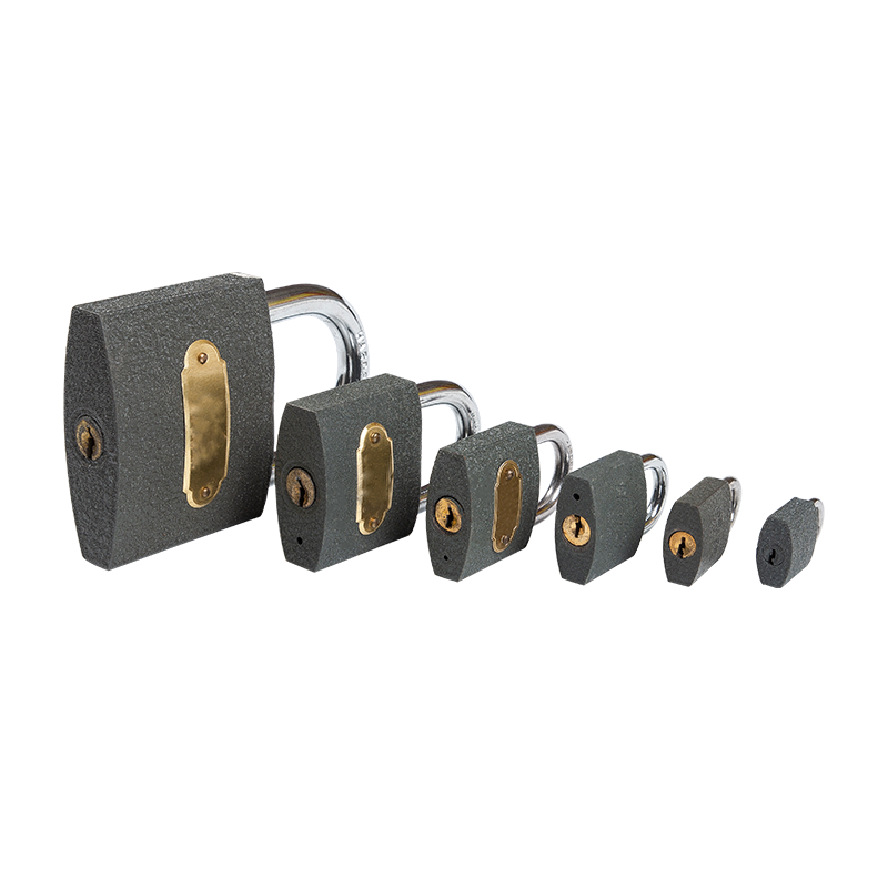 GREY IRON PADLOCK